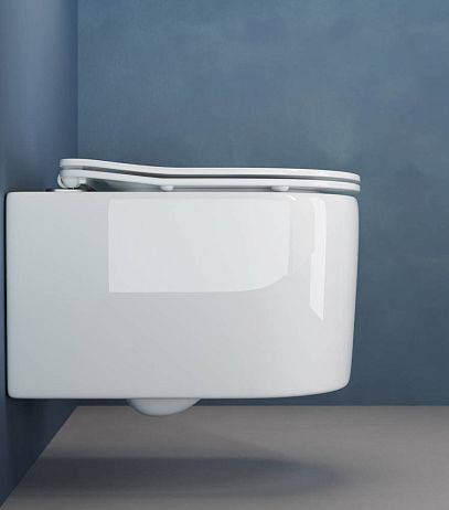 Унитаз MOMENTS Rimless CN3003 подвесной крышка/сиденье микролифт