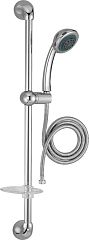 Душевой гарнитур BASIC-2 E14330-CP (штанга 75см, мыльница, шланг 1,75, лейка 3 вида струи)*