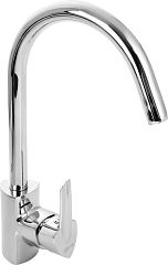 Смеситель MARS для кухни с высоким поворотным изливом, хром (LM3505C)**