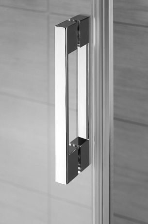 Душевая дверь ESPERA DWJ 110 L [1090-1110/2000] профиль хром, стекло прозрач 8 мм (380111-01L)*