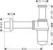 Сифон FLOWSTAR 52053000 для умывальника 1 1/4", хром