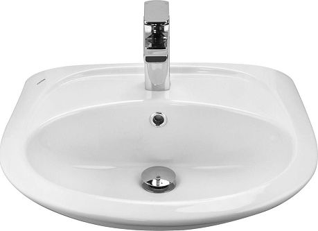 Умывальник БРИЗ 60 см 1WH110466 с пьедесталом 1WH110595*
