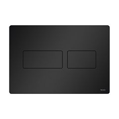 Накладная панель смыва для унитаза TECEsolid, 9240416 нержавейка, черный матовый