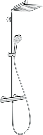 Душевой гарнитур CROMETTA E 240 1 jet Showerpipe, с термостатом 27271000 хром