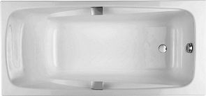 Ванна REPOS [180*85] см чугунная с ручками и ножками (Е2903,E 75110-СР, Е 4113-NF)