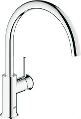 Смеситель BAUCLASSIC для кухни 31234000 с поворотным изливом*