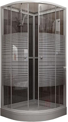 Душевая кабина IDDIS HA90WLP1 85 [90*90/202] белый, поддон print 