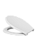 Крышка/сиденье Basic 2.0 with hinge  [43,3*37,2] дюропласт, стальное крепление B0302Y