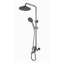 Душевая система для ванны ALBA AV7240GM оружейная сталь AVRORA