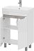 Тумба LIBRA FLOOR 80 [790х450х840] напольная (LB80FW) 2 ящика, БЕЗ умывальника, белый глянец