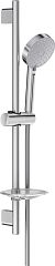Душевой гарнитур AWAKEN Geometric E99898RU-CP (штанга, шланг, лейка) хром