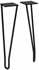 Ножки для мебели 32см EB2569-BLV черные