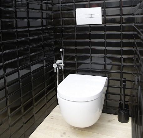 Гигиенический душ DRAKO 336801WC встраиваемый с магнитным клапаном и латунной лейкой, хром