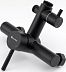 Душевая система STREAMLINE SS-06/2 с верхним душем и смесителем для душа, чёрный, KNOTLOR*