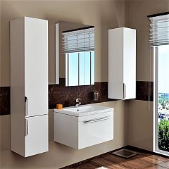 Тумба VIENTO 70 [70*45] подвесная, белый лак, с раковиной Como 70 (8403.0400 + S-UM-COM70/1-w)