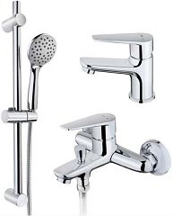 Набор смесителей SINEU для умывальника, ванны,душ,гарнитур (837101210)