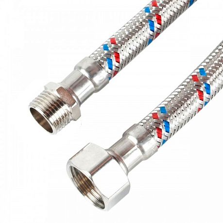 Подводка штуцер-гайка 3/8"-1/2" Ш/Г, 50 см TUCAI (5943)*