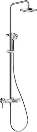 Душевой гарнитур LOGO DUAL 6808305-00 со смесителем для ванны, верхний, ручной душ, хром