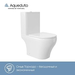 Унитаз ОВО Торнадо Лайт напольный AQDSOVOL10, (смыв Tornado)