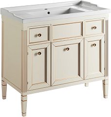 Тумба ALBION PROMO [91*46] bianco antico 33313-B002,с раковиной Y-090B*