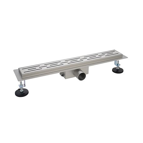 Лоток душевой AZARIO 700 мм металлическая перфорированная решетка, металлический желоб, AZT2FT01700*