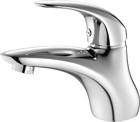 Смеситель LEAF для умывальника, хром (LEASB00I01)