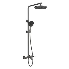 Душевая система с изливом для ванны CHUVA CHU0245 оружейная сталь