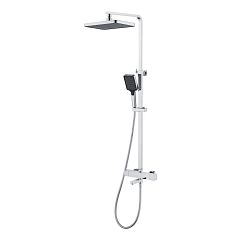 Душевая система для ванны с термостатом FARO AV7340 цвет хром AVRORA