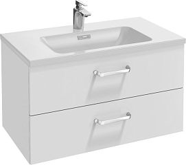 Тумба VOX [80*46] EB2078-R1-N18 белый меламин, 2 выдвижных ящ. с умыв. VOX EXAE112-Z-00