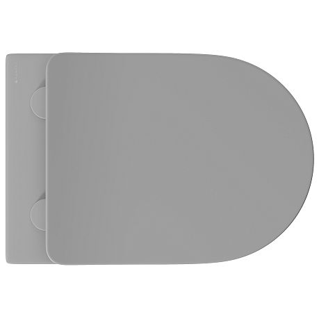 Унитаз CONE  подвесной безободковый CON0130 [525*360*320] , крышка/сиденье микролифт, серый матовый