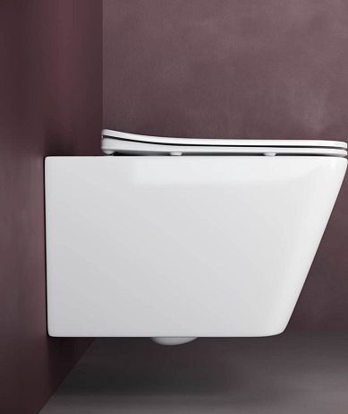 Унитаз METRIC Rimless CN3007 подвесной, крышка/сиденье микролифт