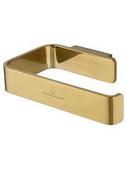 Бумагодержатель LOTTE без крышки брашированное золото WW-8316-BG*