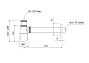 Сифон для умывальника AQ6012BG золото шлифованное AQUATEK*