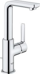 Смеситель LINEARE NEW для умывальника высокий 23296001 хром, донный клапан*