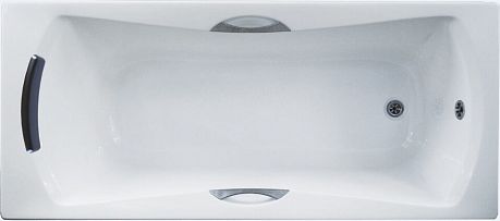 Ванна AGORA [170*75] каркас, слив-перелив хром, БЕЗ панели