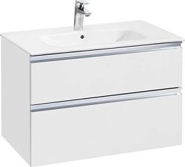 Тумба GAP [80*44] белый, 2 ящика (тумба A857399806, умывальник 32799C000)