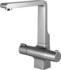 Смеситель YETI для кухни, термостат, высокий поворотный, хром (LM7835C)**