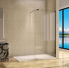 Душевое ограждение (стенка) RGW WA-01 [900х1950] хром, прозрачное Easy Clean