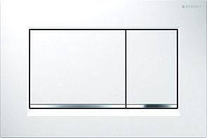 Накладная панель GEBERIT SIGMA 30 115.883.KJ.1 белый/хром глянцевый