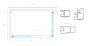 Душевое ограждение ZP+ZPV NOVO 120*80 03 02[120*80/h200] профиль золото матовое, стекло шиншилла