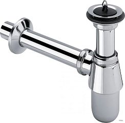 Сифон VIEGA бутылочный 1 1/4 x 32 366681 с выпуском латунь/хром 