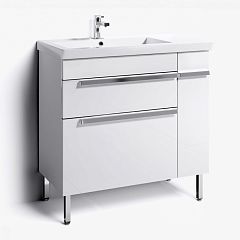 Тумба MARKO 85 [84.5*44] белый, с умывальником (T-0161)