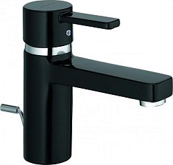 Смеситель ZENTA для умывальника 382608675 чёрный/хром дон,кл.148мм*