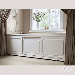 Экран под ванну ALAVANN 1,7 м МДФ AMETIST STILL купе белый, [167*52*58]