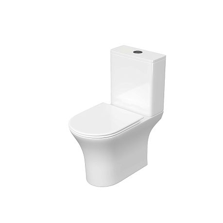 Унитаз Optima AQ4412-00безободкоый 665x345x775 крышка микролифт