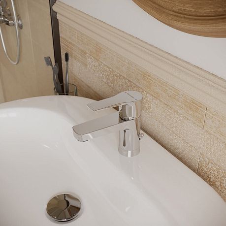 Смеситель TITANIUM 1801 для умывальника, хром