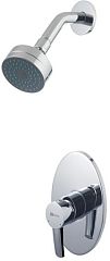 Смеситель ATLANTIS скрытый монтаж для душа, с лейкой, хром (LM3220C)