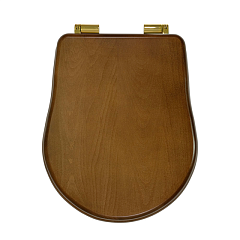 Крышка/сидение BELLA noce/золото (ML.BLL-26.110.NC.DO) плавное закрытие