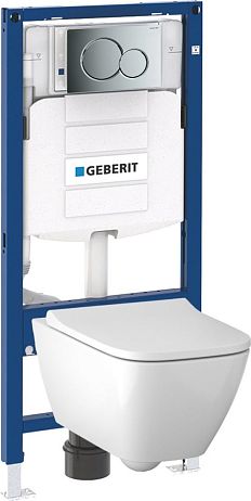 Комплект GEBERIT SMYLE 4в1 500.300.21.S (111.300.00.5, 115.770.21.5, 111.815.00.1, 500.683.01.1) *