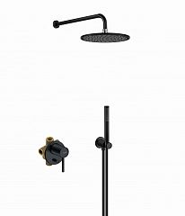 Душевой набор BOZZ 7в1 387363976 черный матовый(скрытый монтаж)